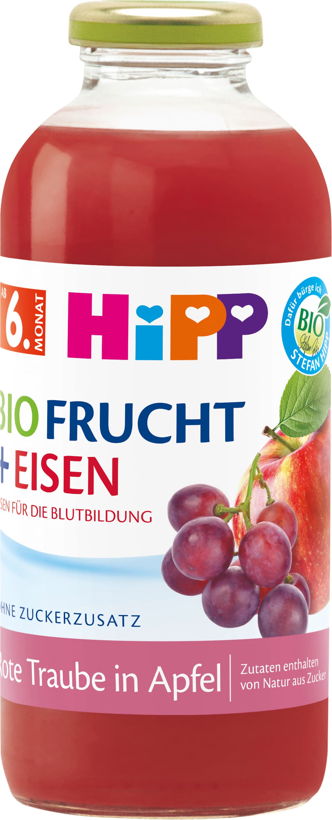 HiPP Bio-Fruchtsaft-Getränk + Eisen