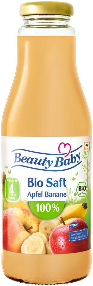 Beauty Baby 100 % Bio Saft Apfel Banane