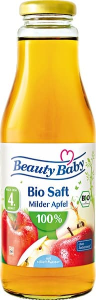 Beauty Baby Bio Saft Milder Apfel 100%