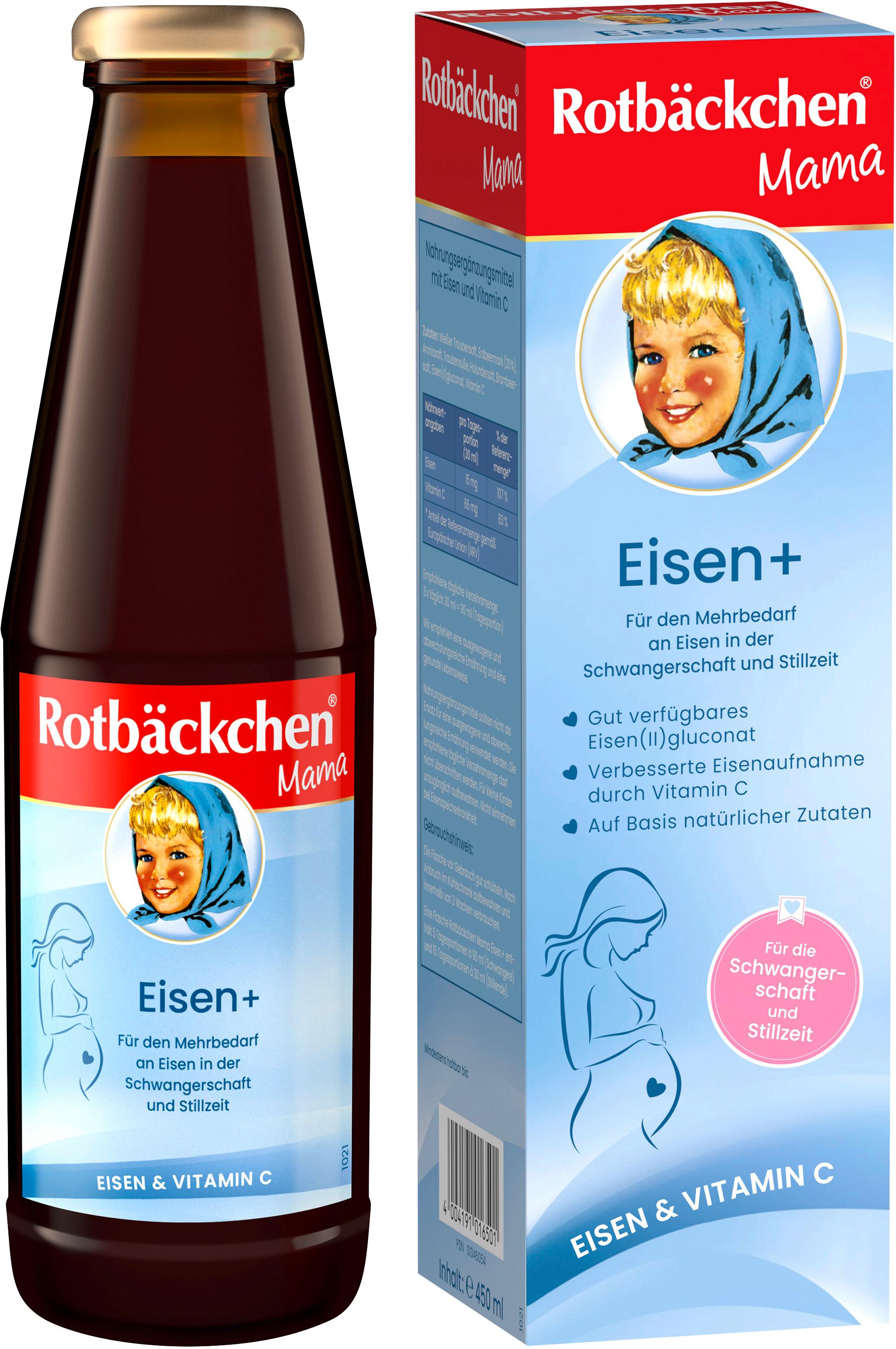 Produktbild Rotbäckchen Mama Eisen+ 450 ml 2 von 2