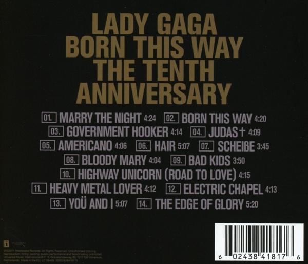 Produktbild Born This Way The Tenth Anniversary 3 von 3