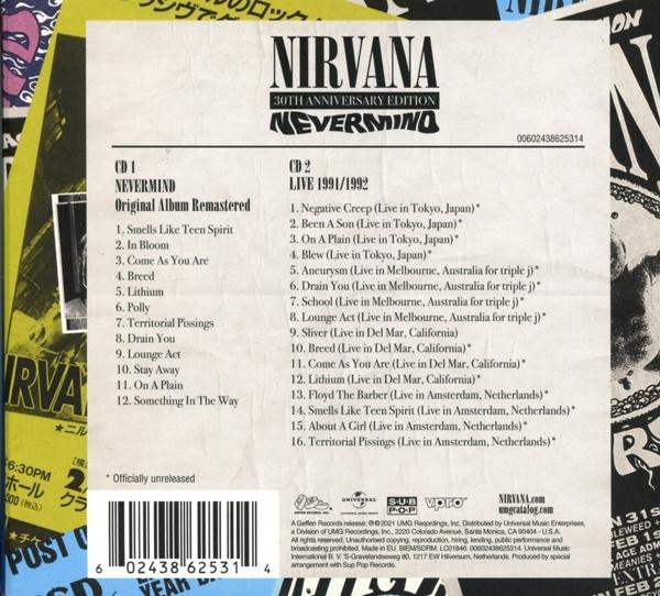 Produktbild Nevermind - 30th Anniversary Edt. (2CD Deluxe) 3 von 3