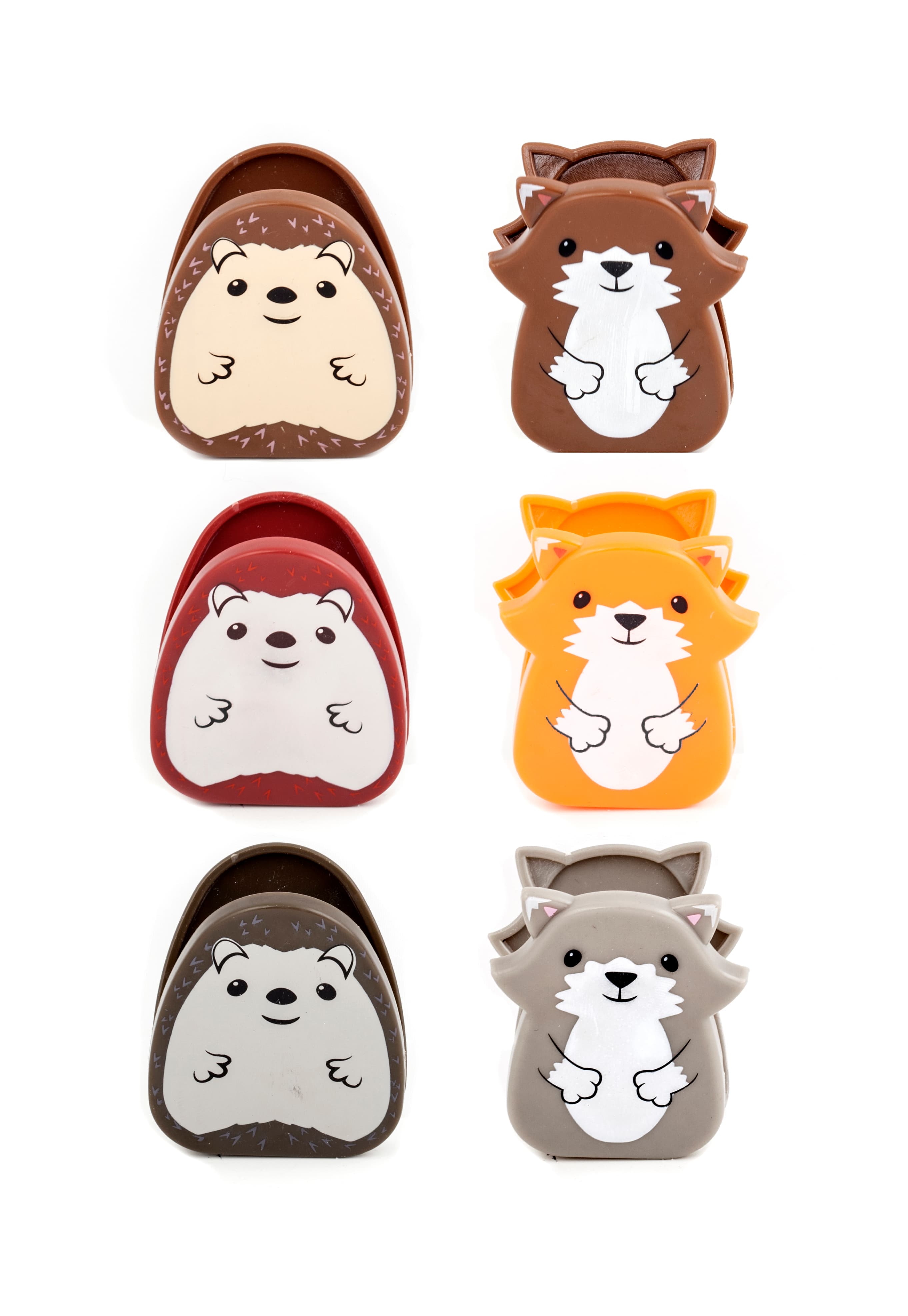 Kikkerland Frischhalteklammern Woodland 6er Pack