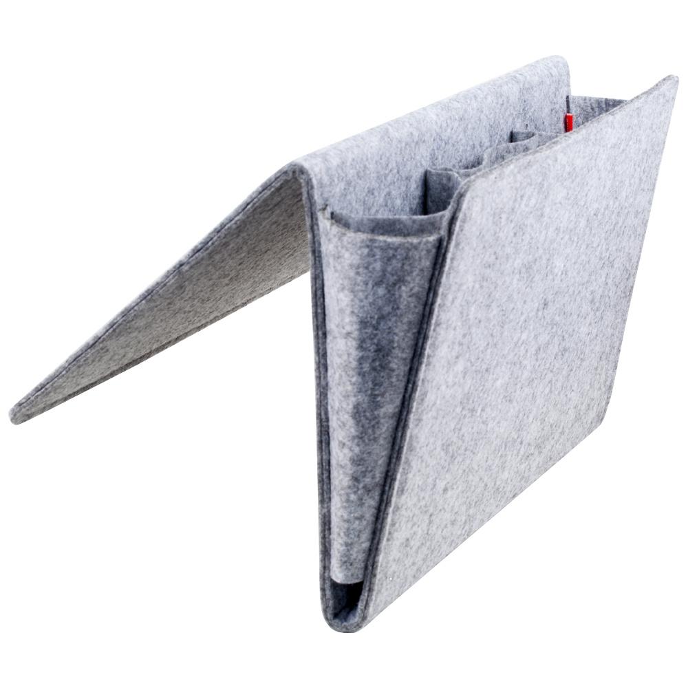 Kikkerland Große Filz-Bett-Tasche CADDY
