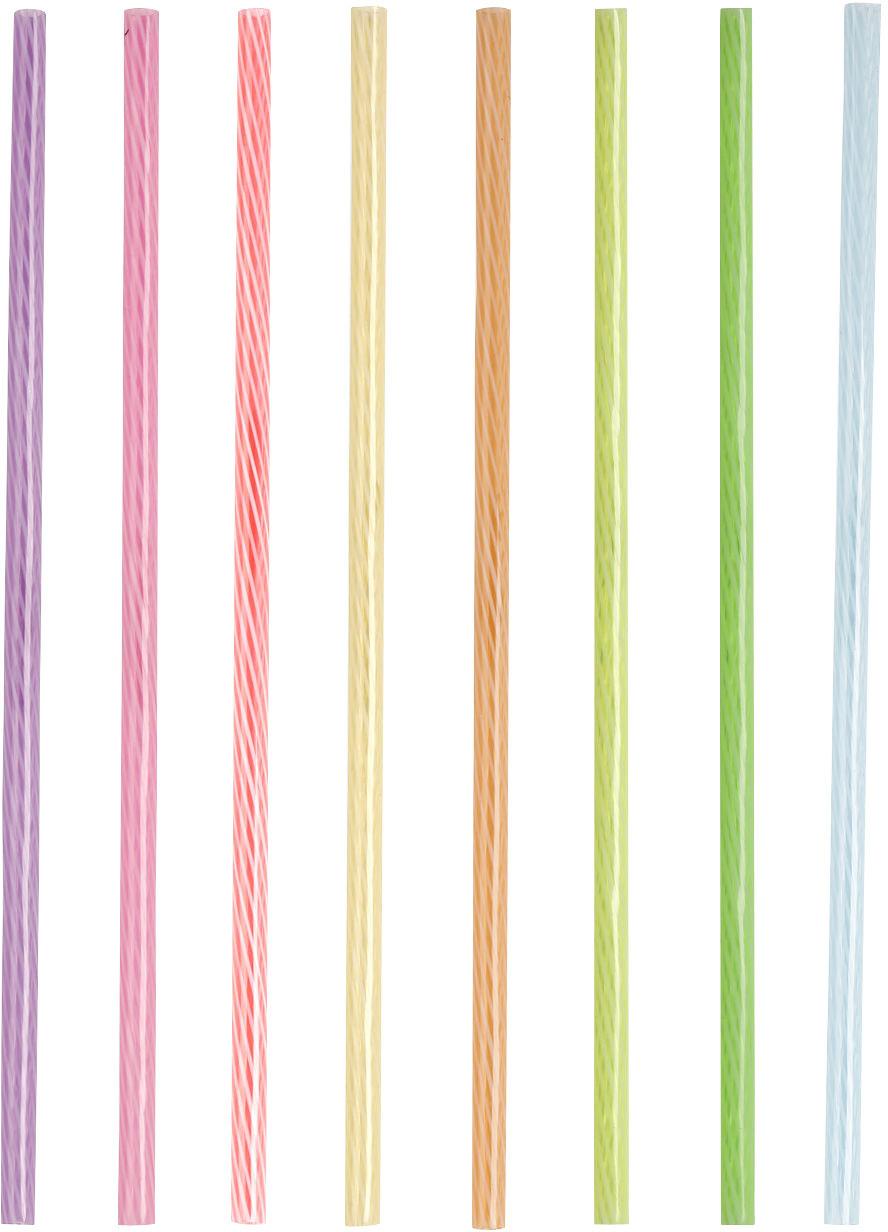 Kikkerland wiederverwendbare Strohhalme Rainbow 24 Stk.