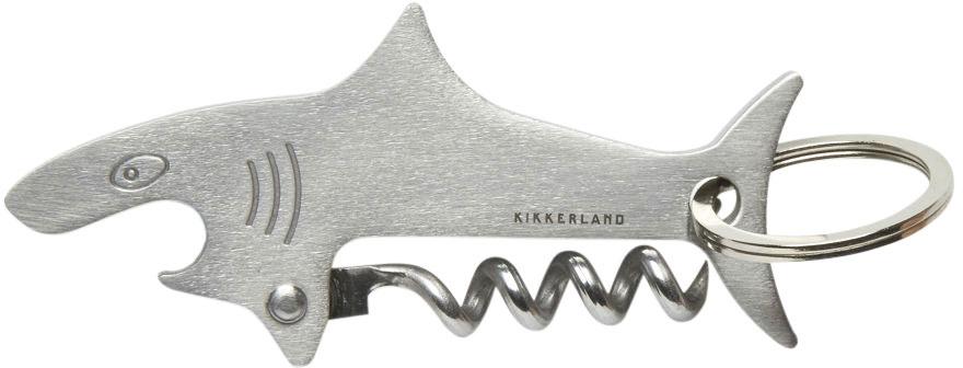 Kikkerland Schlüsselanhänger Korkenzieher Hai