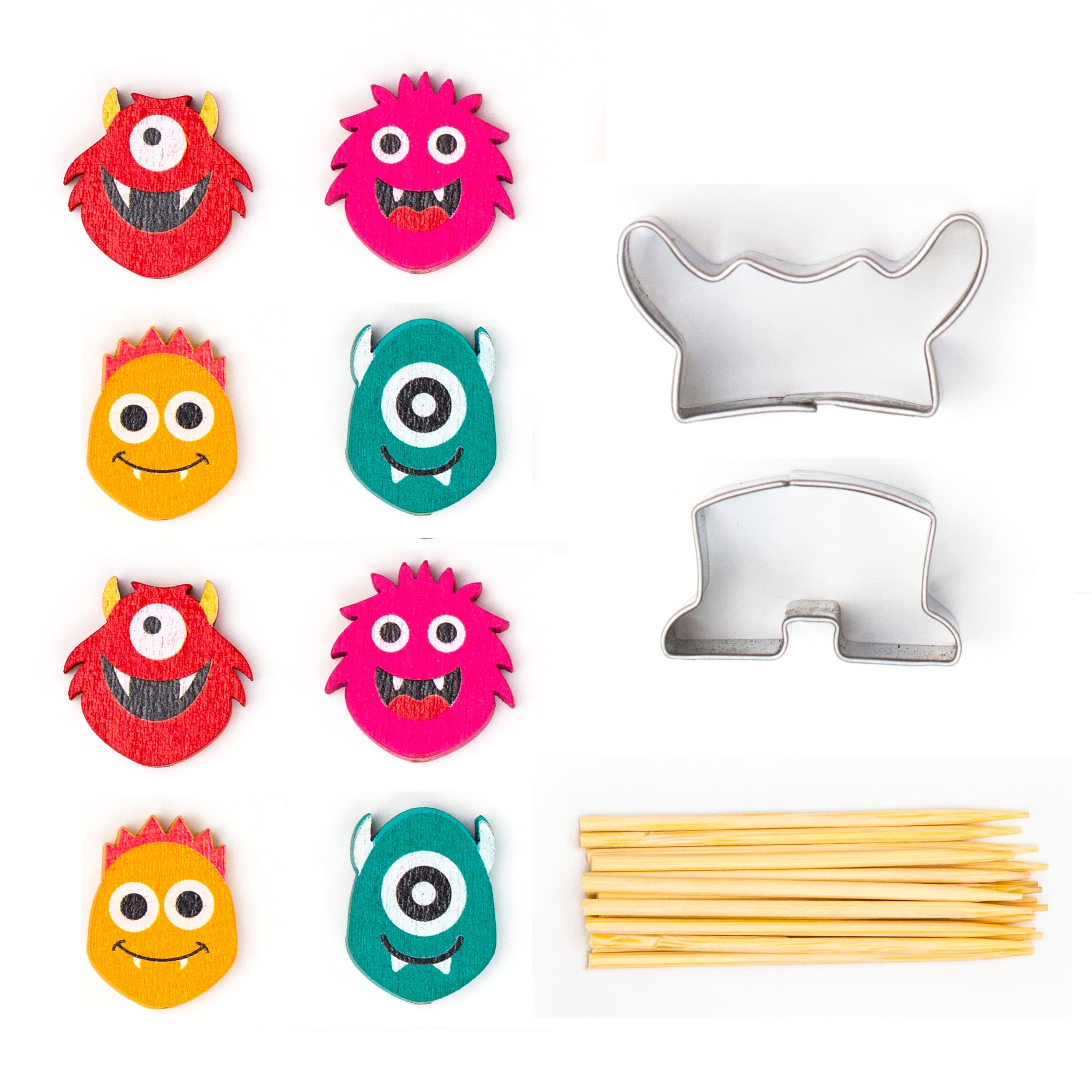 Kikkerland Fruchtgabeln Monster