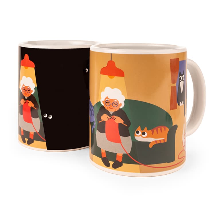 Kikkerland Tasse Katzenlady
