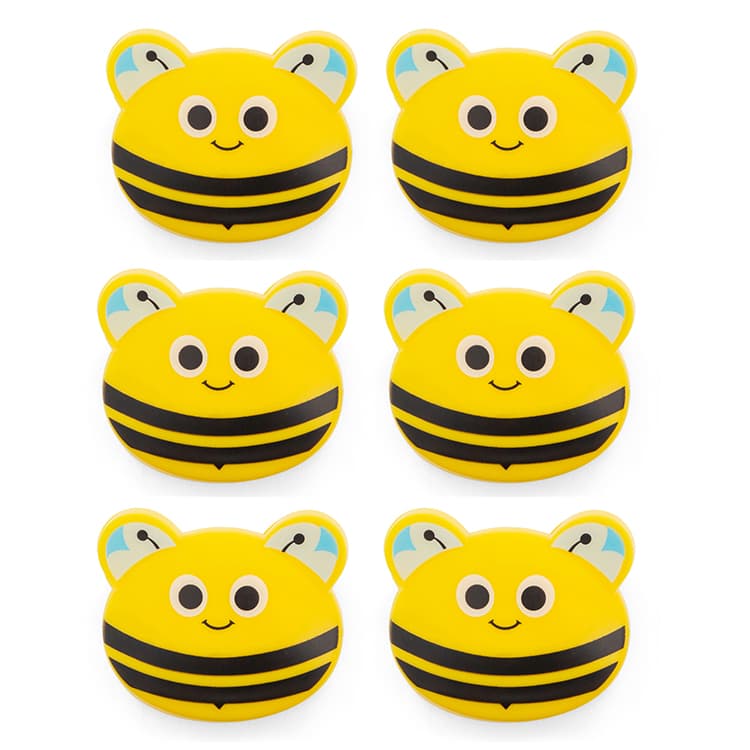 Kikkerland Frischhalteklammern Biene 6er Pack