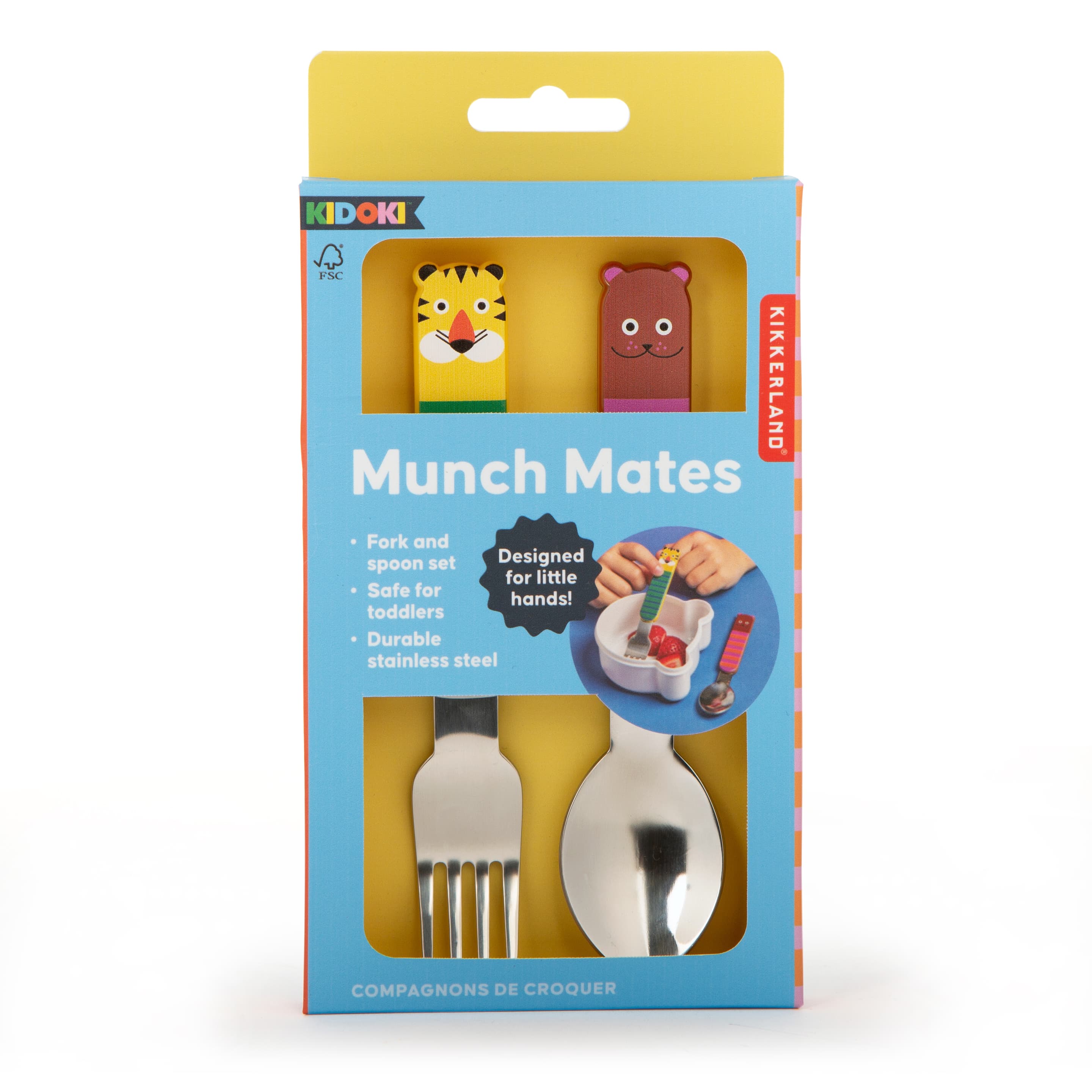 Kikkerland Kidoki Kinderbesteck Munch Mates