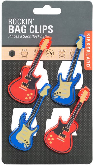 Kikkerland Bag Clips Rockin'