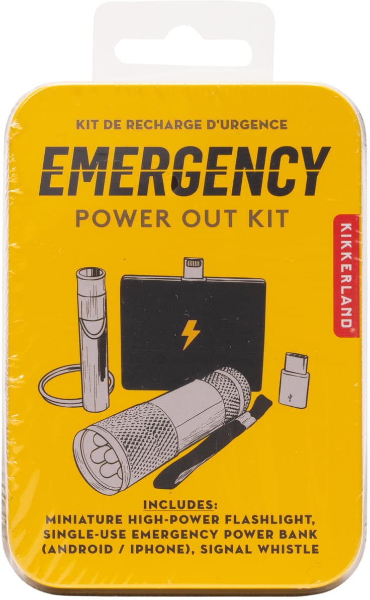 Kikkerland Emergency Power Out Kit