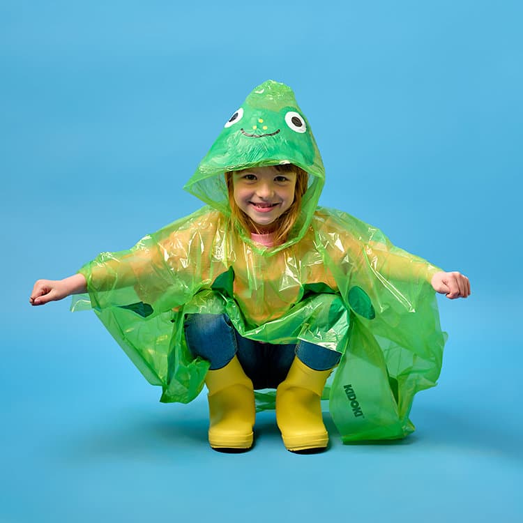 Kikkerland Kidoki Tierponchos