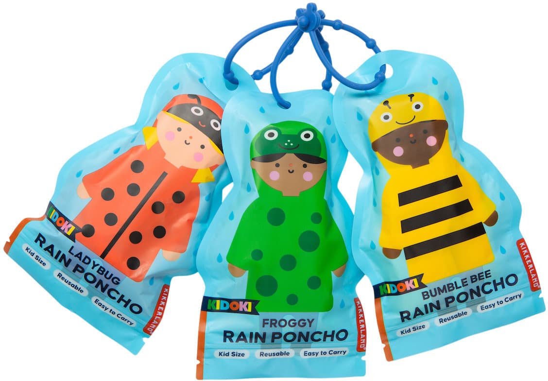 Kikkerland Kidoki Tierponchos