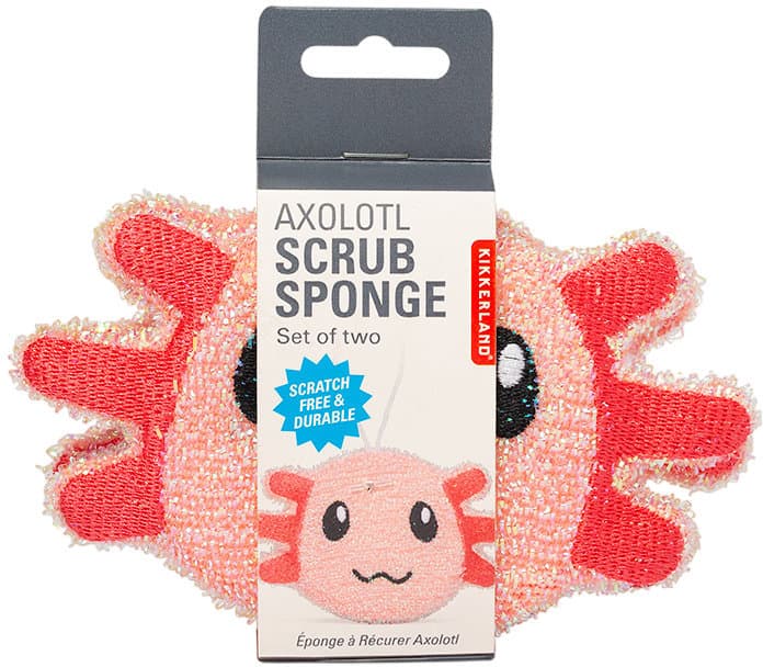Kikkerland Scheuerschwamm Axolotl