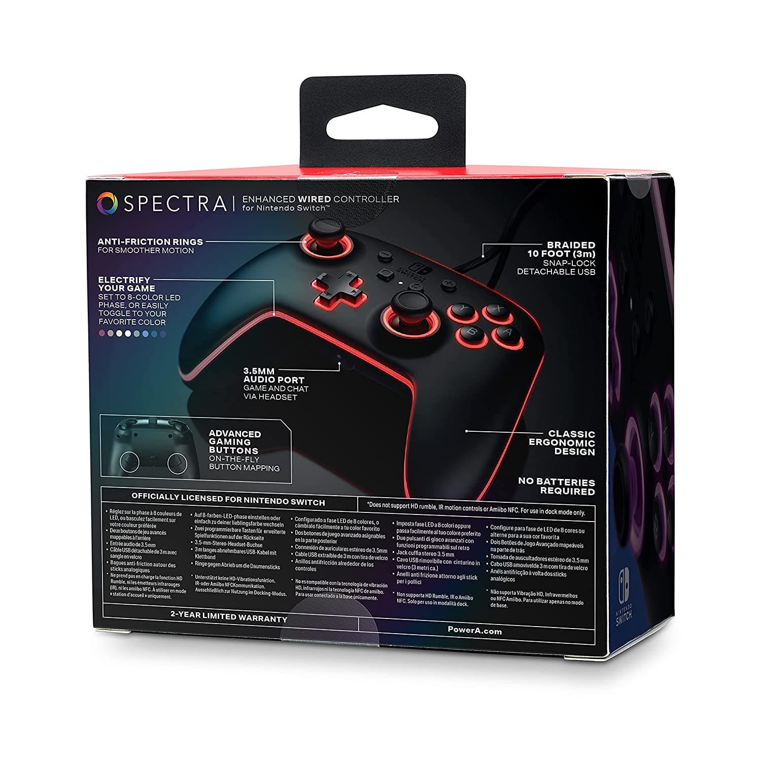 Produktbild PowerA Enhanced Wired Spectra Controller für Nintendo Switch 3 von 10