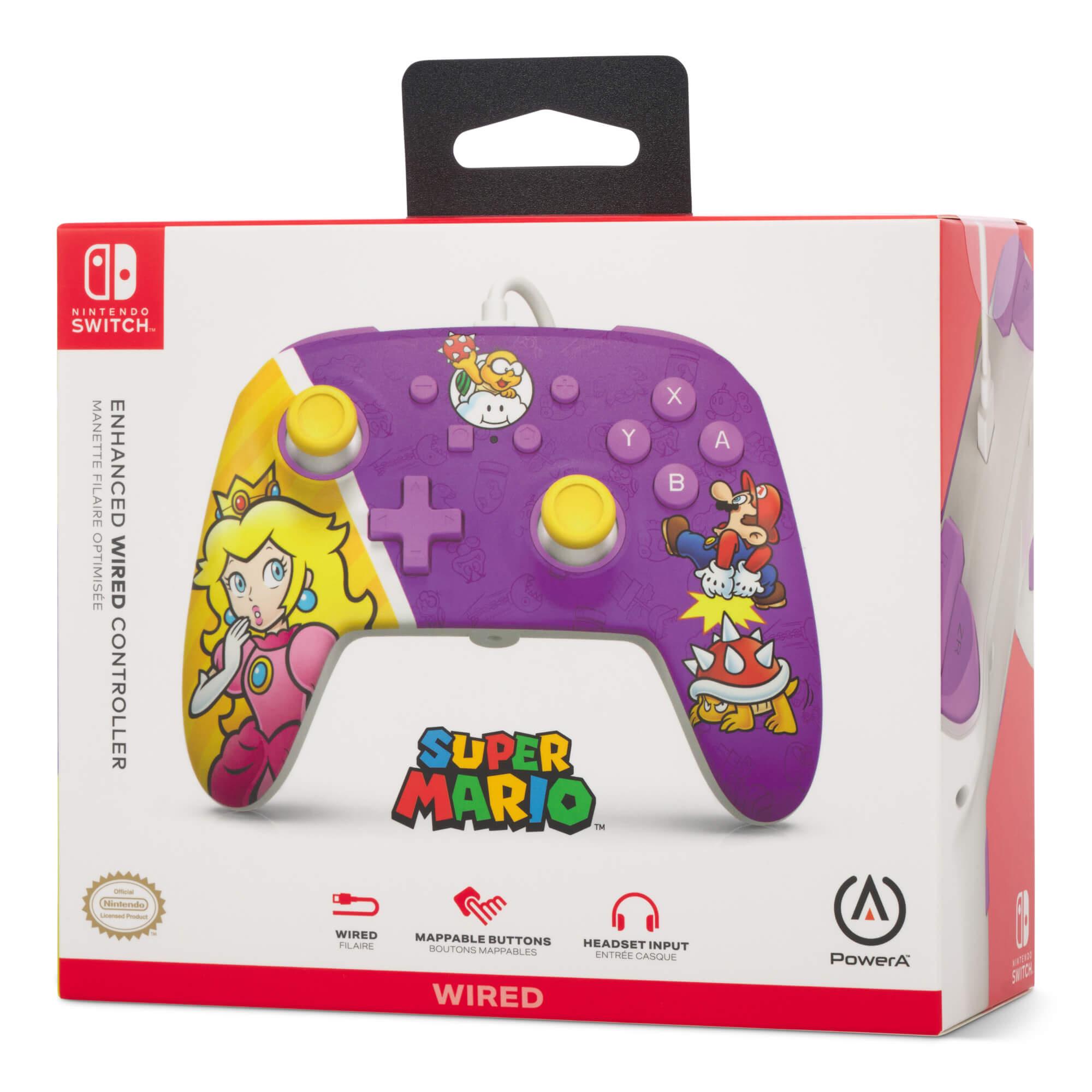 Produktbild PowerA Enhanced Wired Controller für Nintendo Switch – Princess Peach Battle 3 von 4