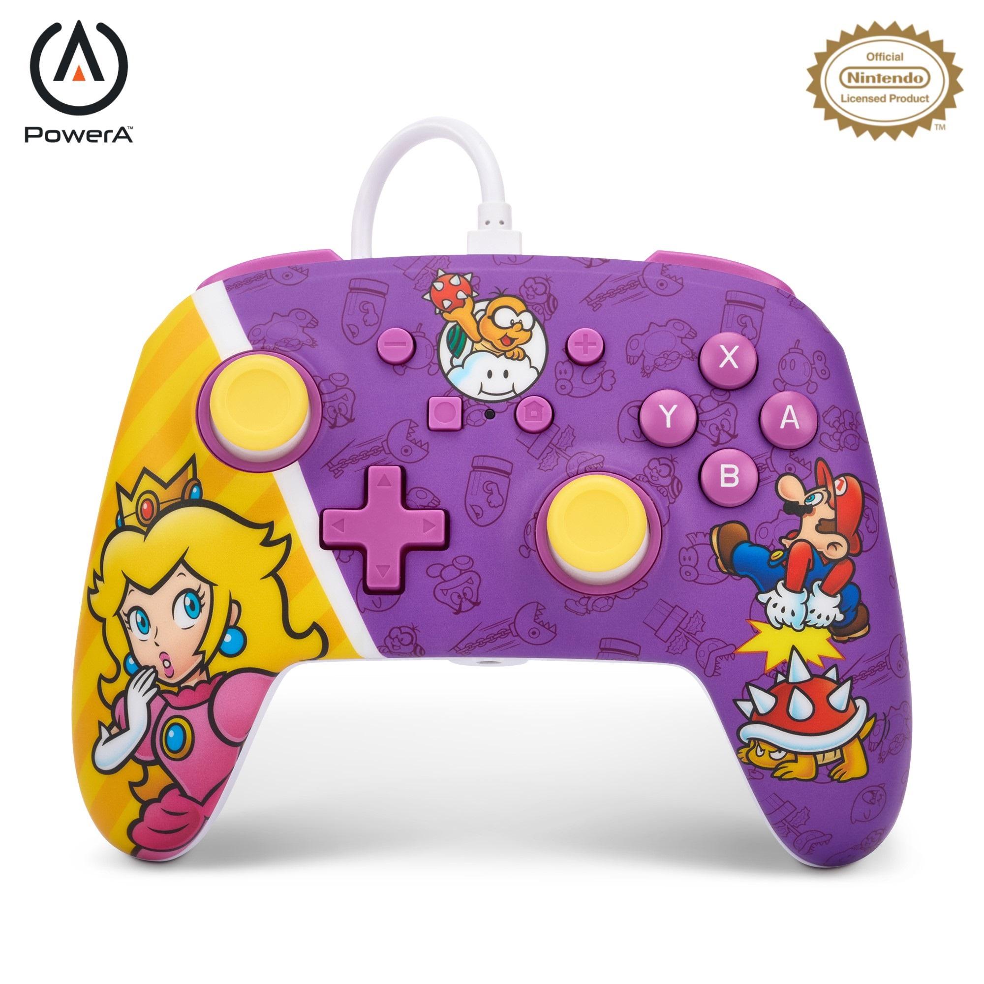 PowerA Enhanced Wired Controller für Nintendo Switch – Princess Peach Battle