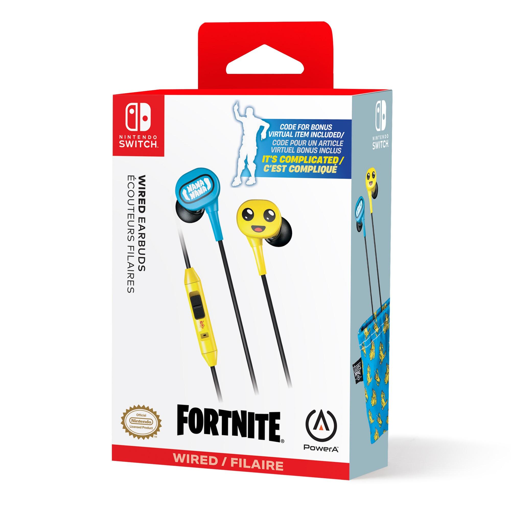 Produktbild Kabelgebundene PowerA-Ohrhörer für Nintendo Switch – Peely 8 von 9