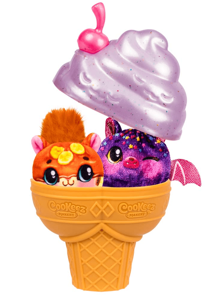 Produktbild COOKEEZ MAKERY – Yum Yumz 2er-Pack S2 | Duftende Plüschtiere im Eiswaffel-Design 3 von 4