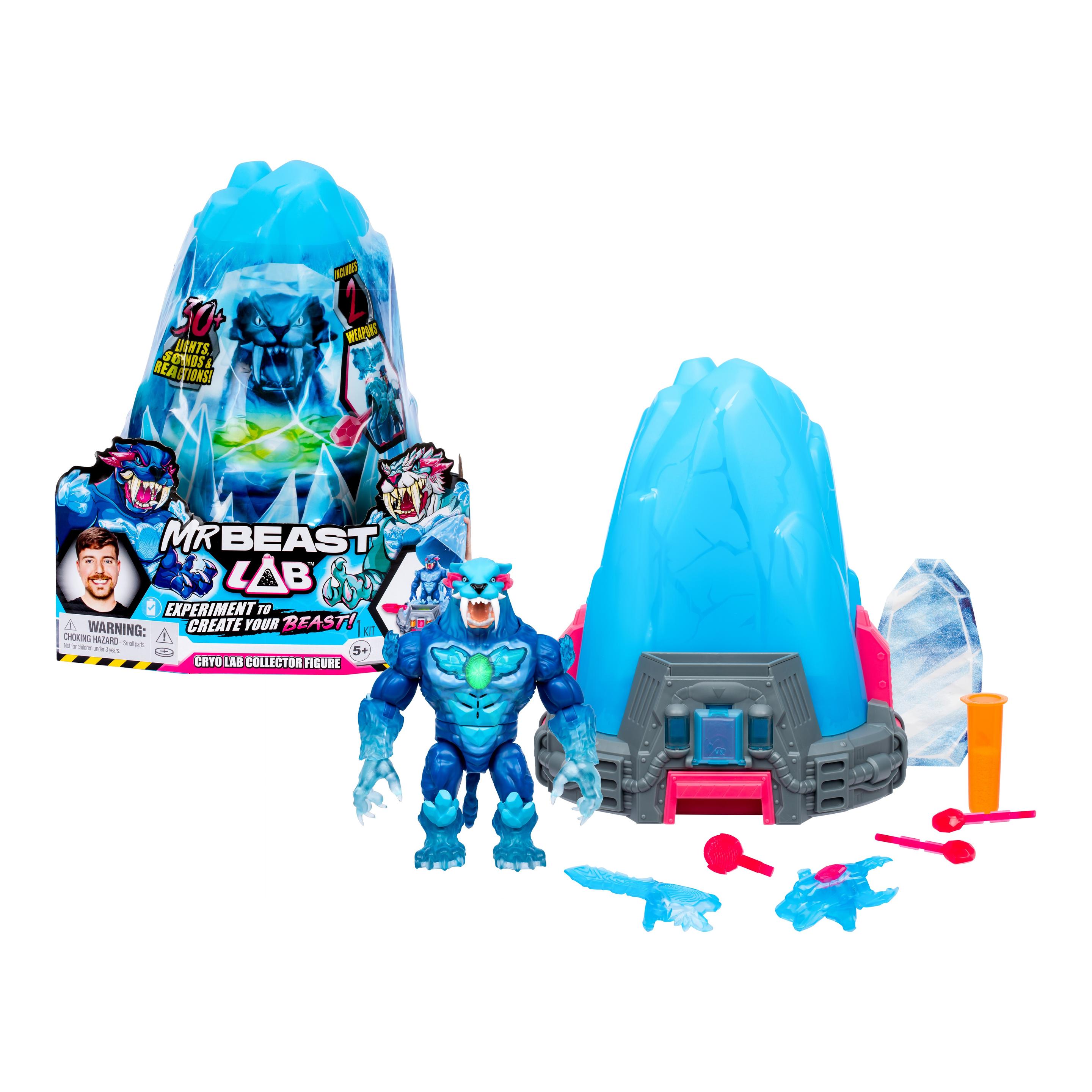 MrBeast Lab – Cryo Lab Spielset mit Actionfigur. Experimentiere, um dein Biest zu erschaffen