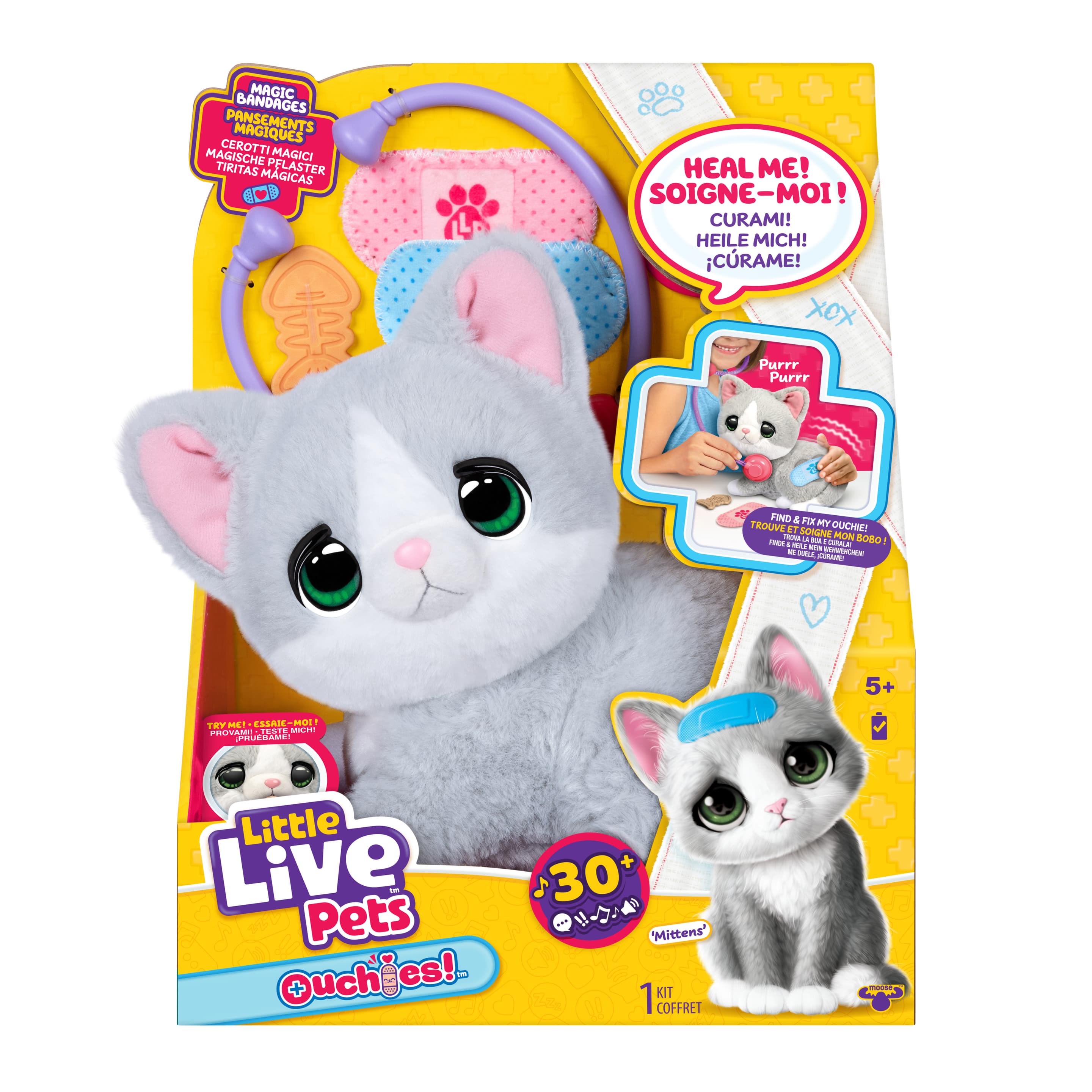 Produktbild Little Live Pets Ouchies - Mittens The Kitten 12 von 12