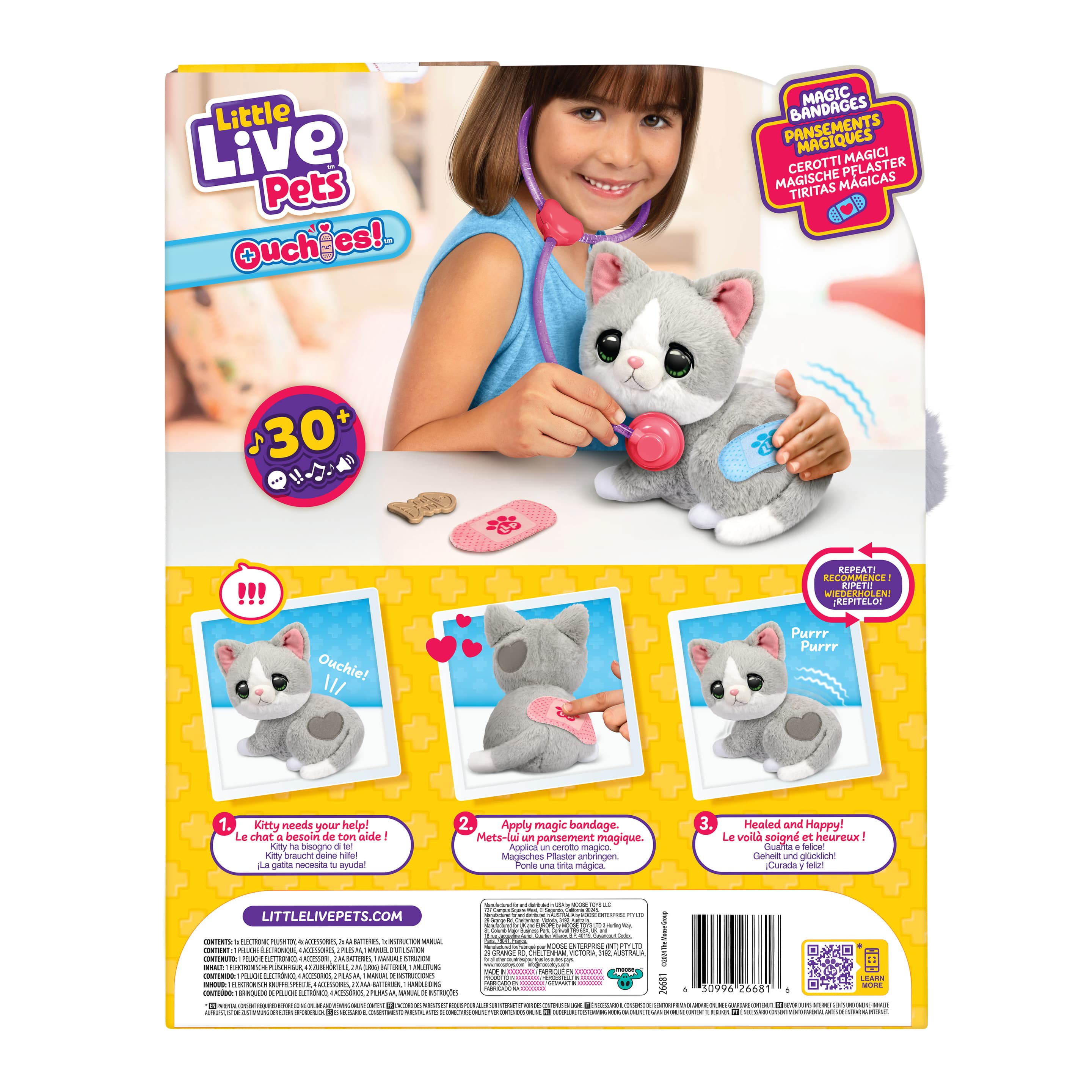 Produktbild Little Live Pets Ouchies - Mittens The Kitten 11 von 12