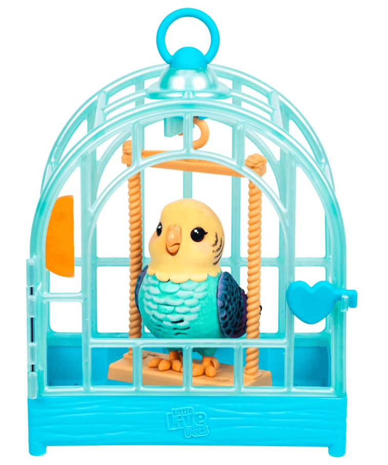 Little Live Pets: Mein Wirklich Echter Vogel Indie + Vogelkäfig, Interaktiv, 20+ Geräusche