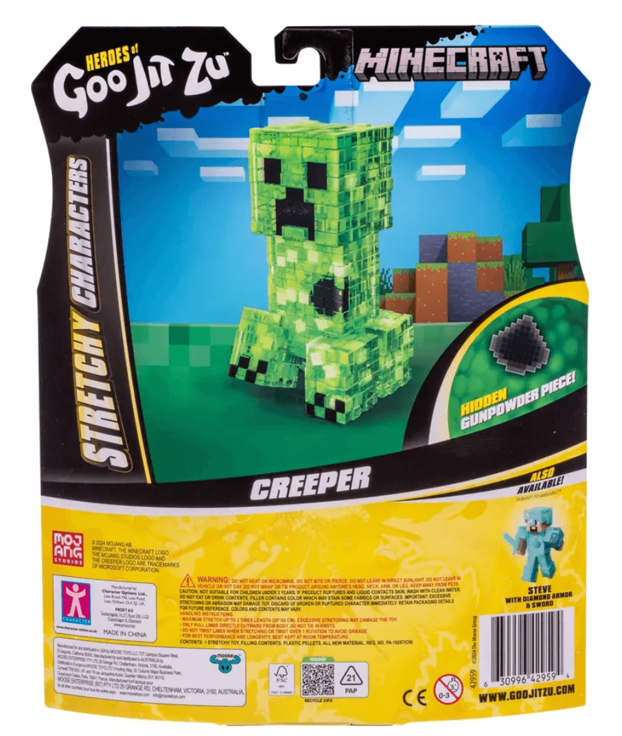 Produktbild Heroes of Goo Jit Zu Minecraft Creeper Action-Figur 6 von 8