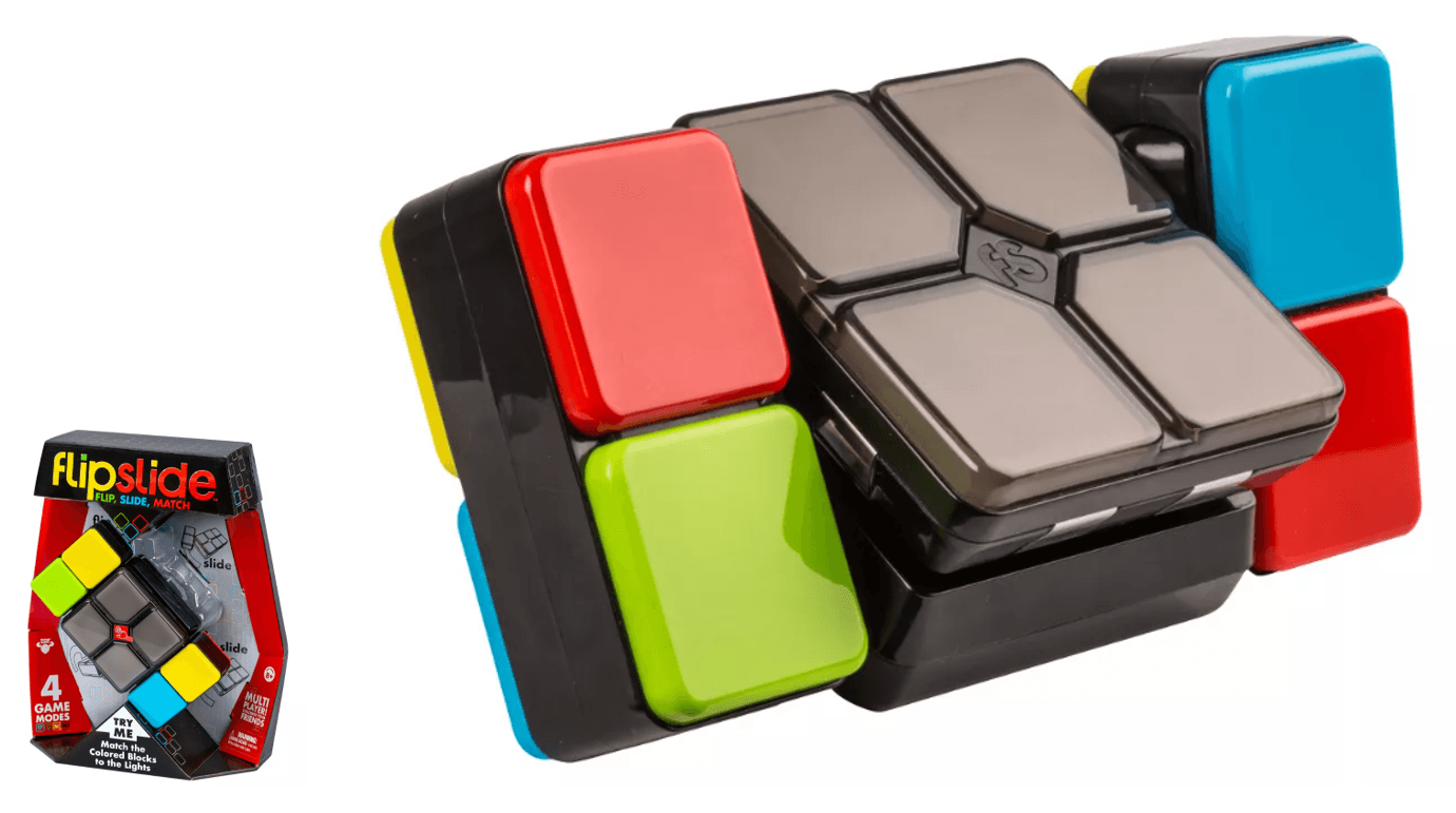 Flipslide – Elektronisches Reaktionsspiel von Moose Toys | 4 Spielmodi & Multiplayer