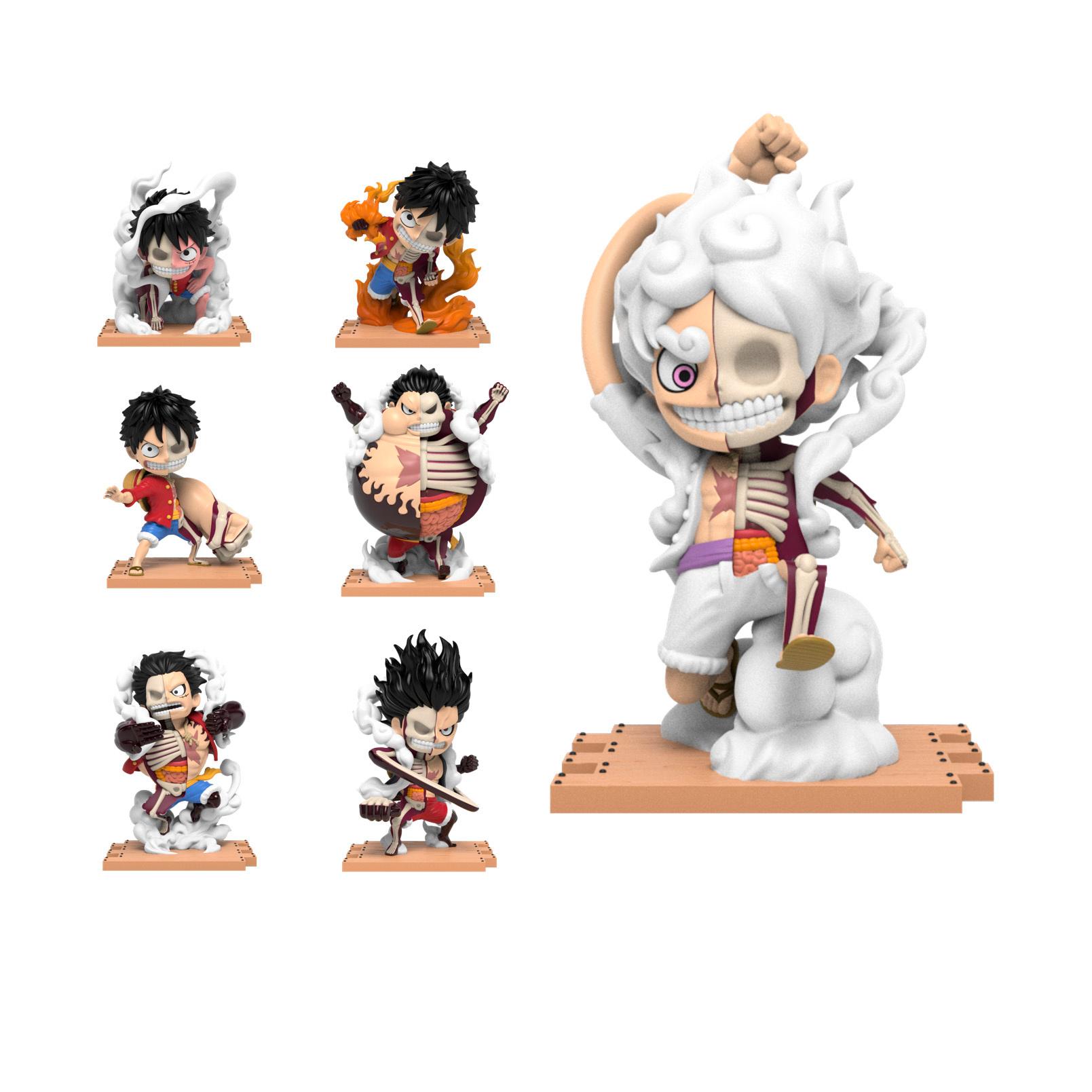 Produktbild One Piece Luffys Gears Edition Serie 6 - Mighty Jaxx Freeny's Hidden Dissectibles Sammelfigur - sortiert 2 von 2