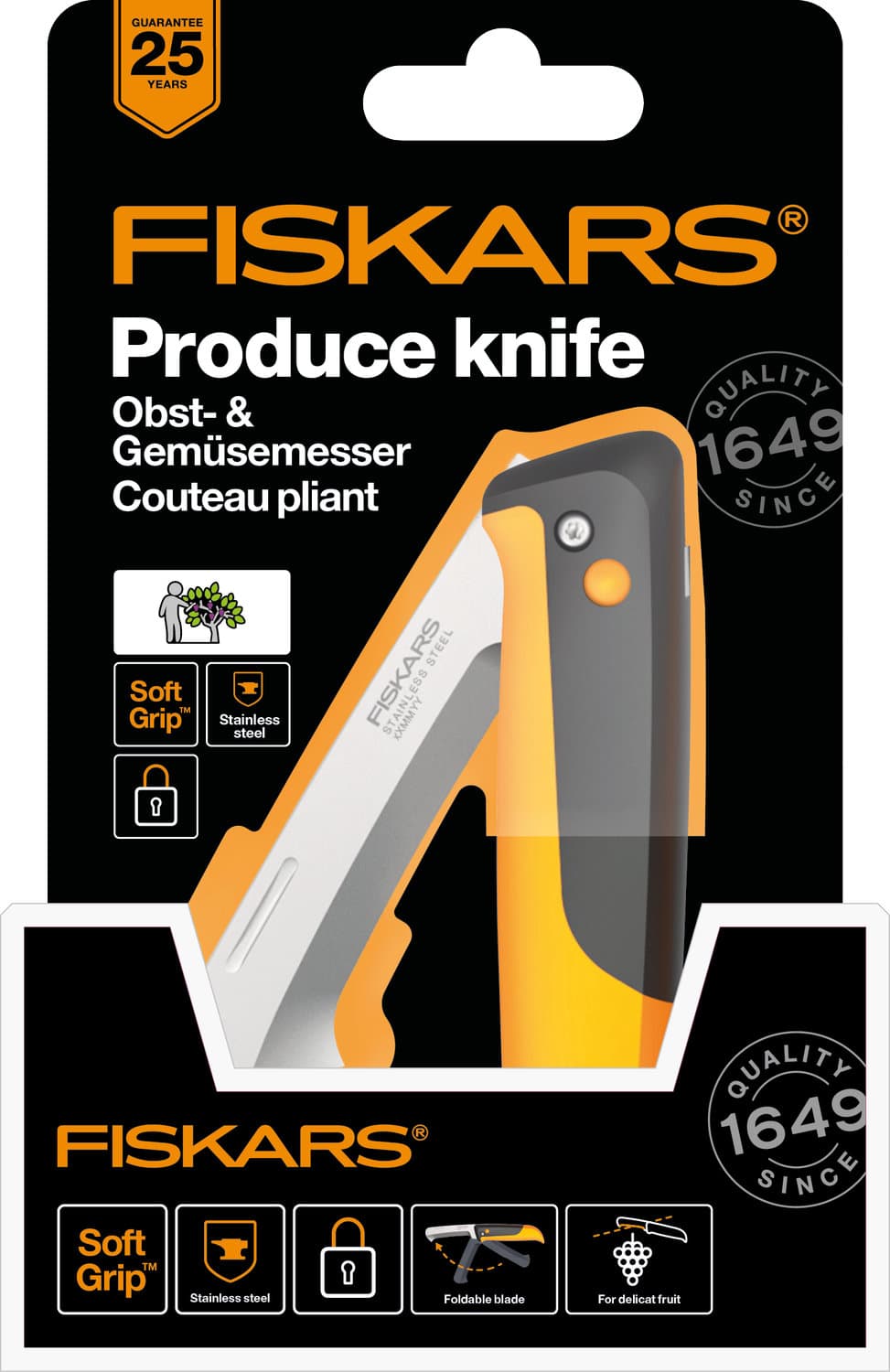 FISKARS X-Series Klappmesser Erntemesser
