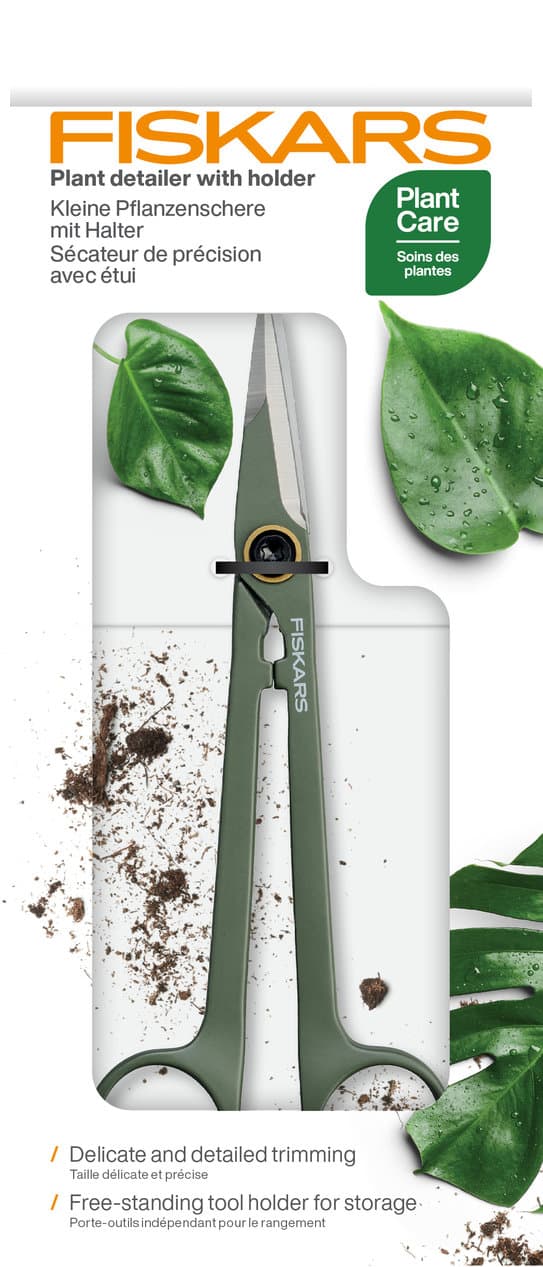 FISKARS Kleine Pflanzenschere mit Halter