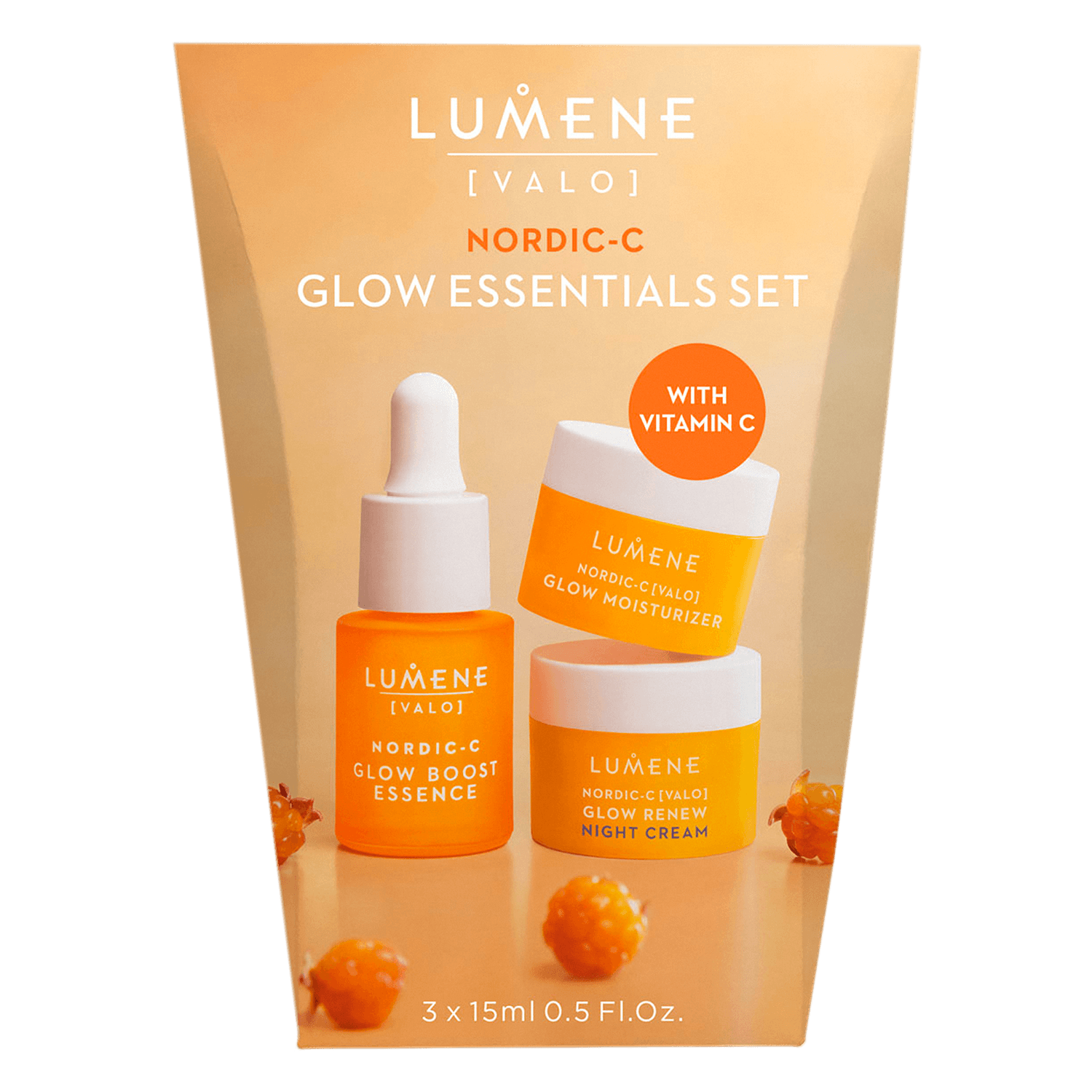 LUMENE Nordic-C [Valo] Glow Essentials Set Geschenkverpackung 