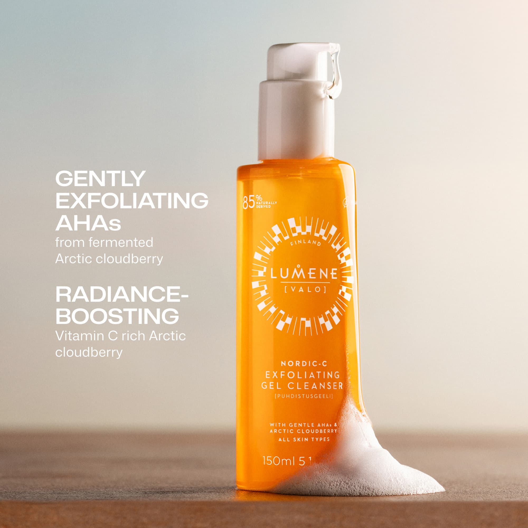 Produktbild LUMENE Nordic-C [Valo] Exfoliating Gel Cleanser 5 von 6