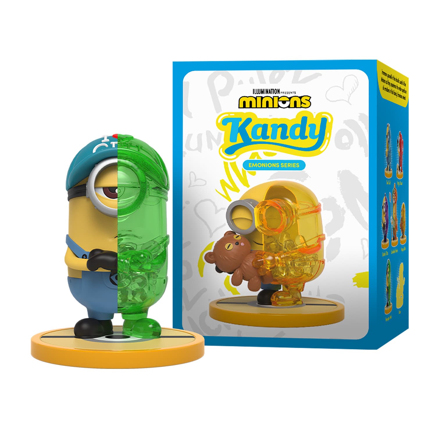 Produktbild Kandy x Minions - Emonions  Sammelfigur - sortiert - eine Packung enthält eine zufällige Figur 3 von 8