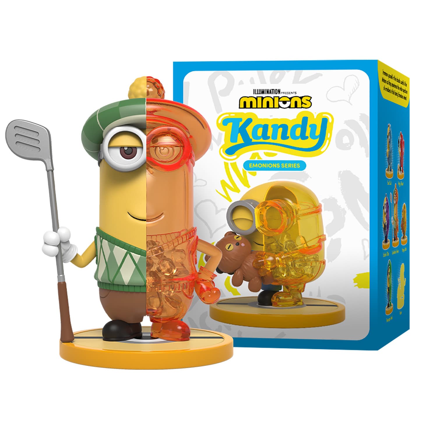 Produktbild Kandy x Minions - Emonions  Sammelfigur - sortiert - eine Packung enthält eine zufällige Figur 2 von 8