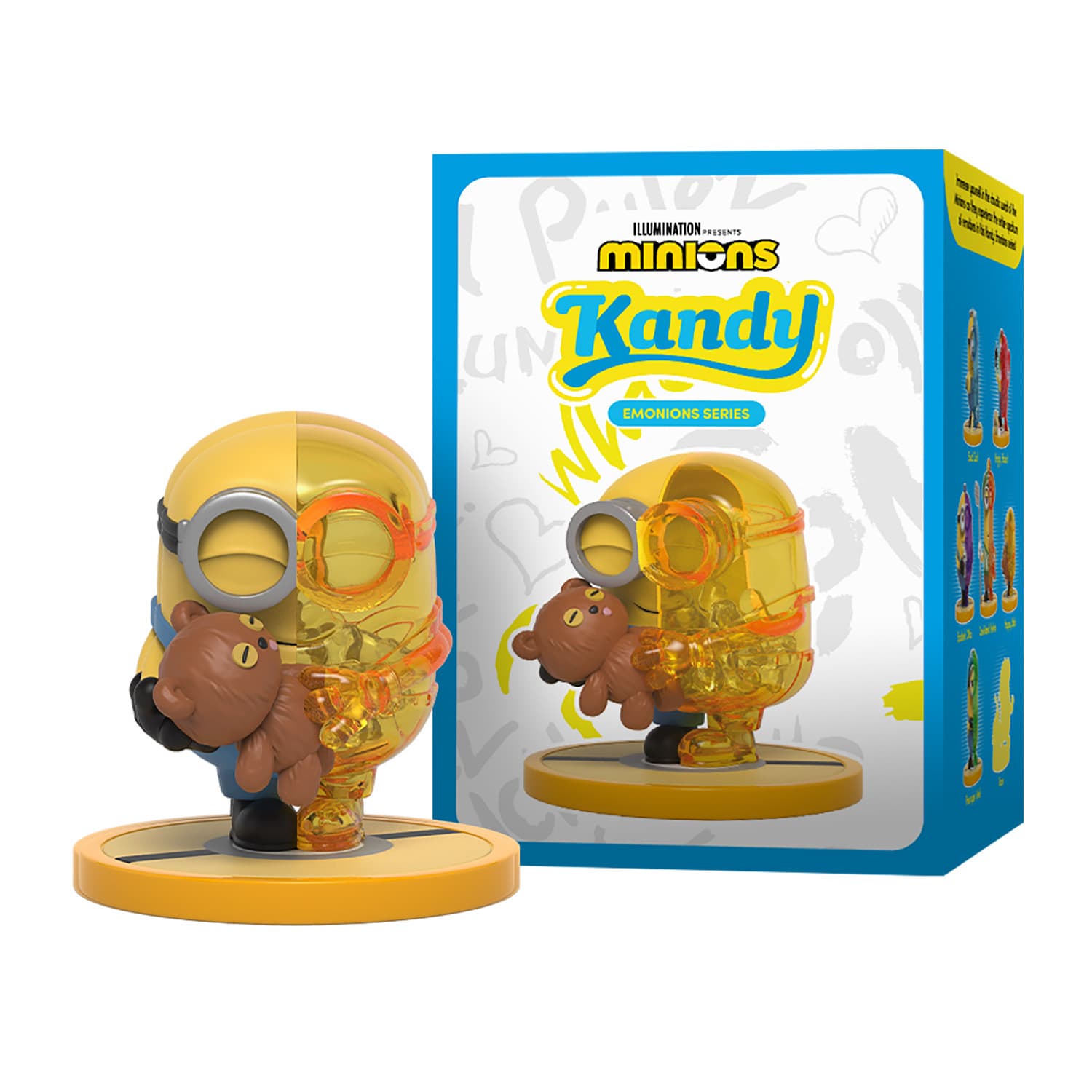 Produktbild Kandy x Minions - Emonions  Sammelfigur - sortiert - eine Packung enthält eine zufällige Figur 5 von 8
