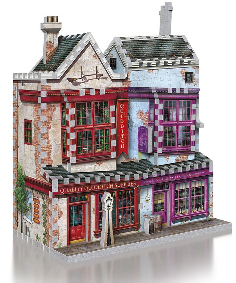 Produktbild Wrebbit 3D Puzzle - Harry Potter - 3D-Puzzle Qualitäts Quidditch Shop&Apotheke, 305 Teile 2 von 2
