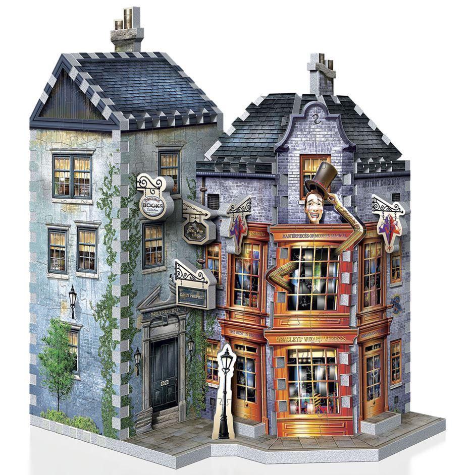 Produktbild Wrebbit 3D Puzzle - Harry Potter - Weasleys zauberh. Scherze + Tagesprophet - Harry Potter 3 von 4