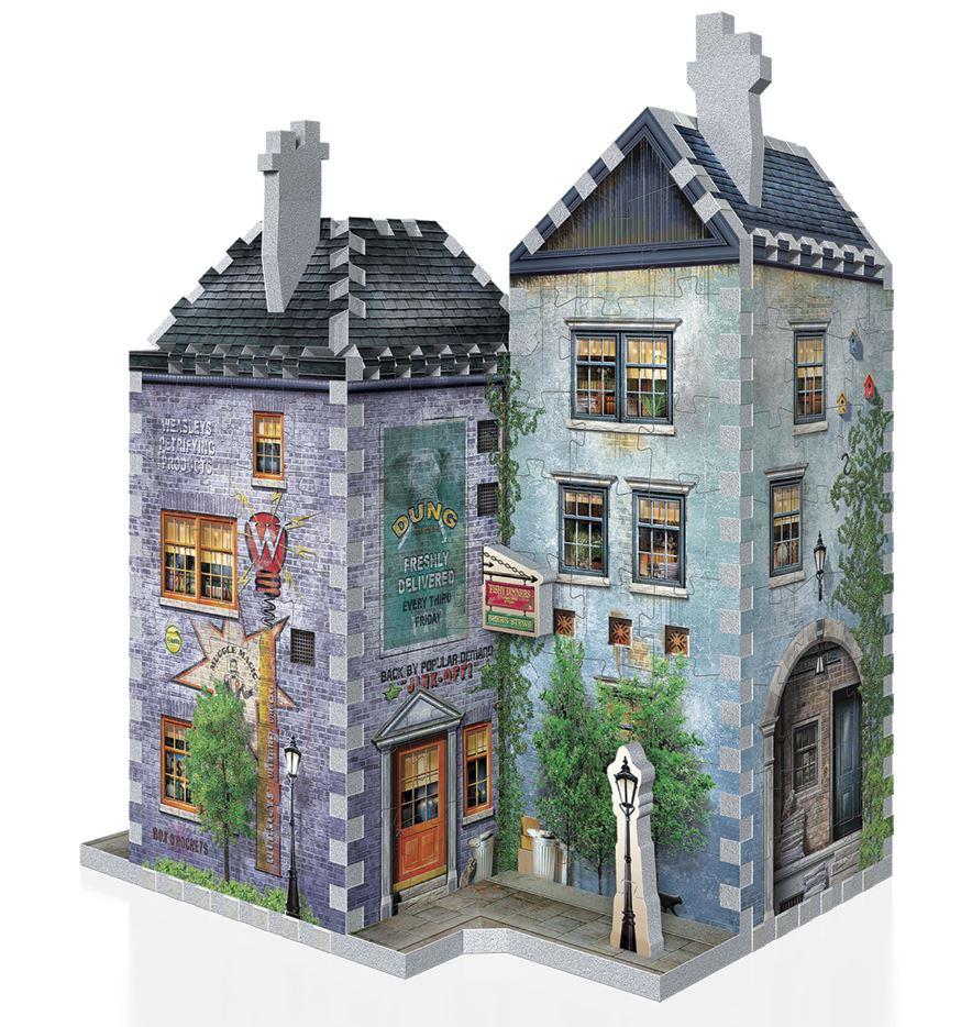 Produktbild Wrebbit 3D Puzzle - Harry Potter - Weasleys zauberh. Scherze + Tagesprophet - Harry Potter 2 von 4