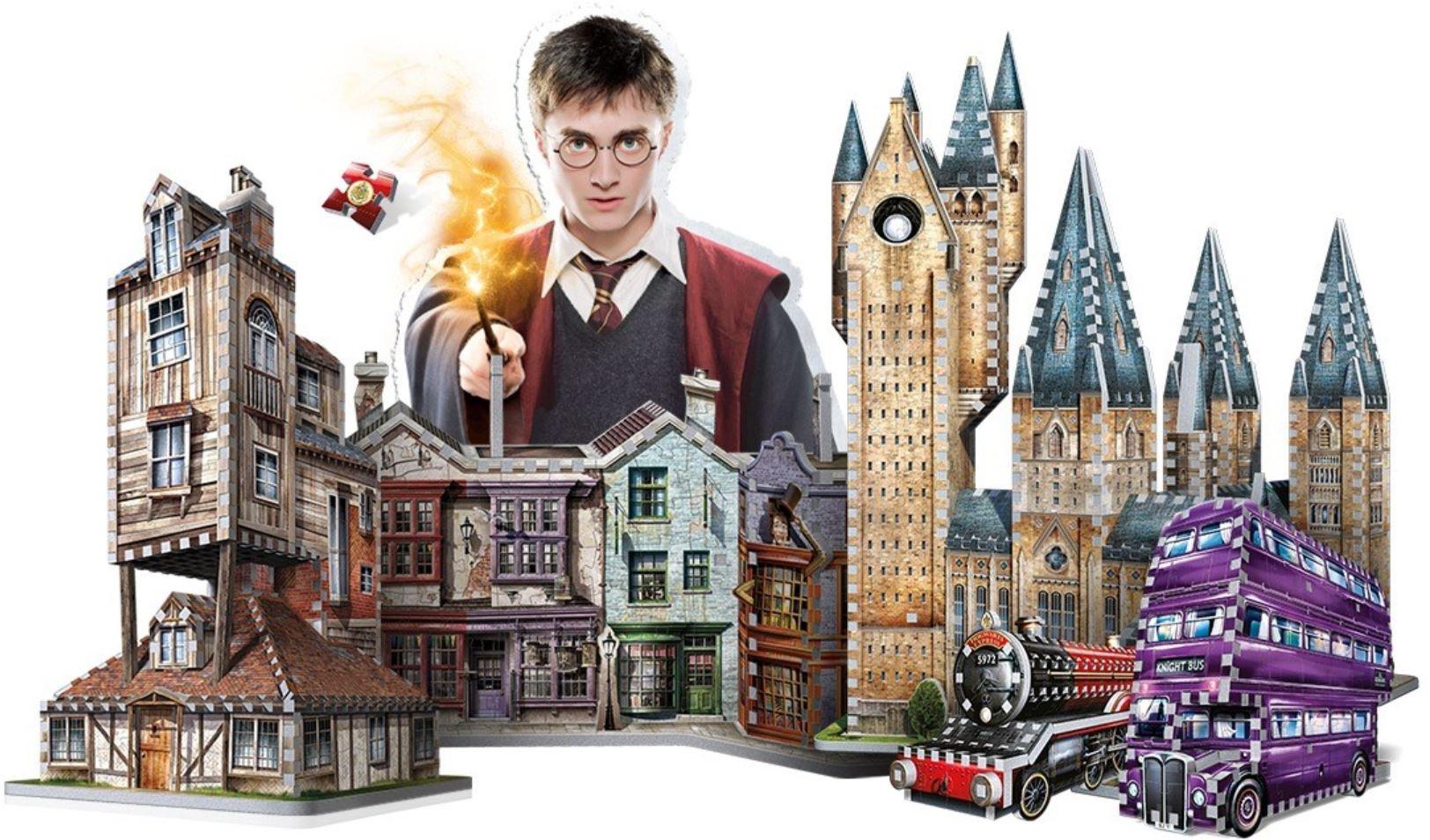 Produktbild Wrebbit 3D Puzzle - Harry Potter - Weasleys zauberh. Scherze + Tagesprophet - Harry Potter 4 von 4