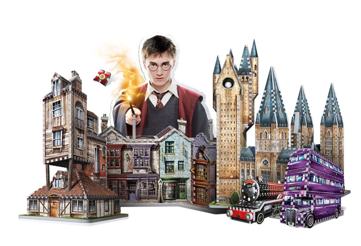 Produktbild Wrebbit 3D Puzzle - Harry Potter - Hagrids Hütte - Harry Potter (270) / Hagrids Hut 5 von 5