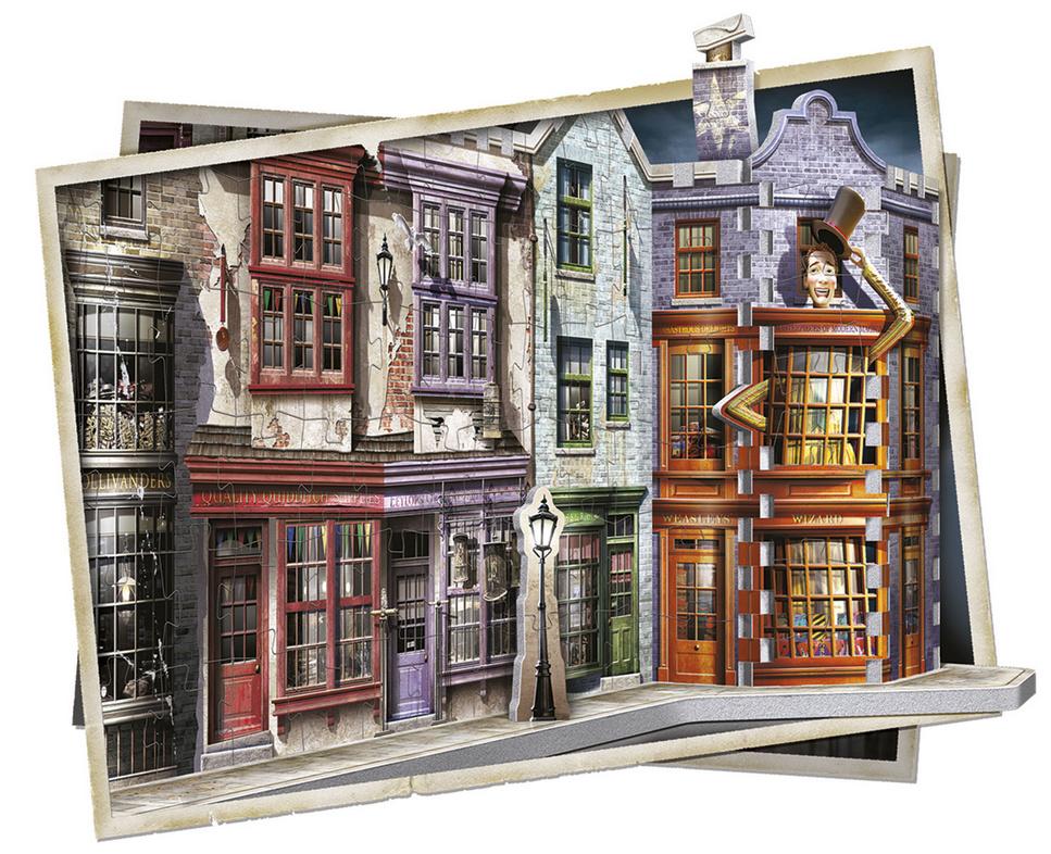 Produktbild Wrebbit 3D Puzzle - Harry Potter - 3D-Puzzle Winkelgasse, 450 Teile 3 von 3