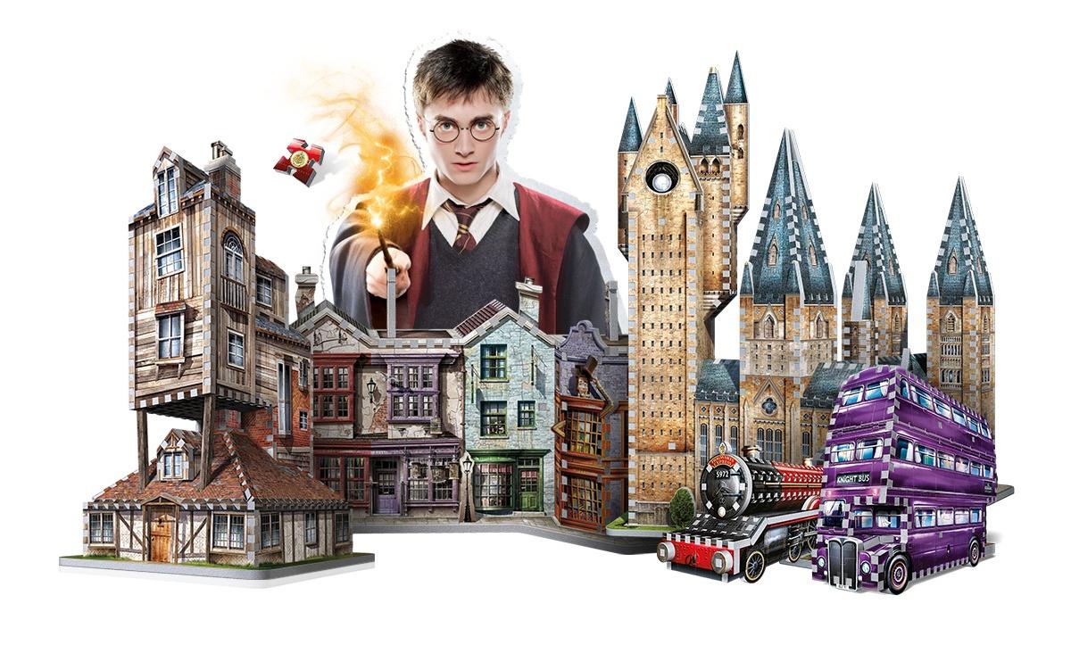 Produktbild Wrebbit 3D Puzzle - Harry Potter - Hogsmeade Gasthaus Die drei Besen - Harry Potter (395),Hogsmeade The three broom 6 von 6