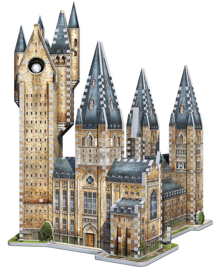 Wrebbit 3D Puzzle - Harry Potter - 3D-Puzzle Hogwarts Astronomieturm, 875 Teile
