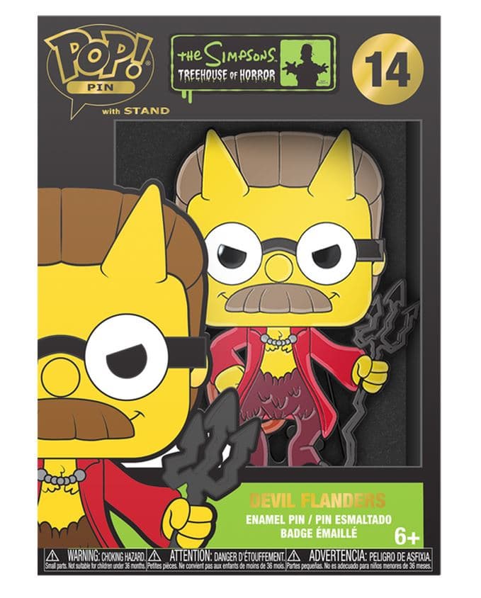 Funko - POP! Pin - The Simpsons - Devil Flanders