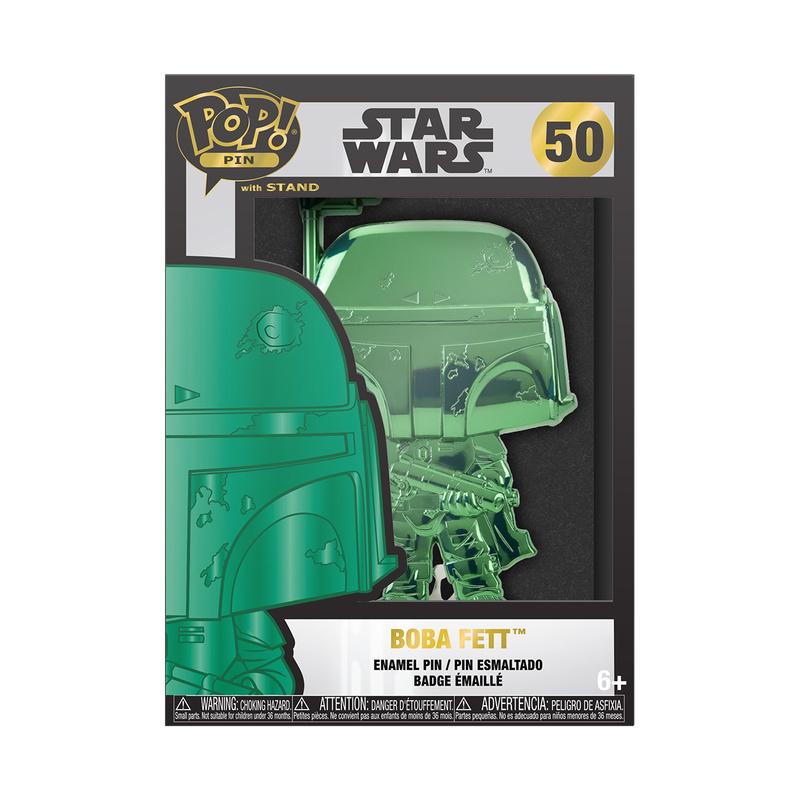 Funko - POP! - Star Wars - Pin Boba Fett (Green)