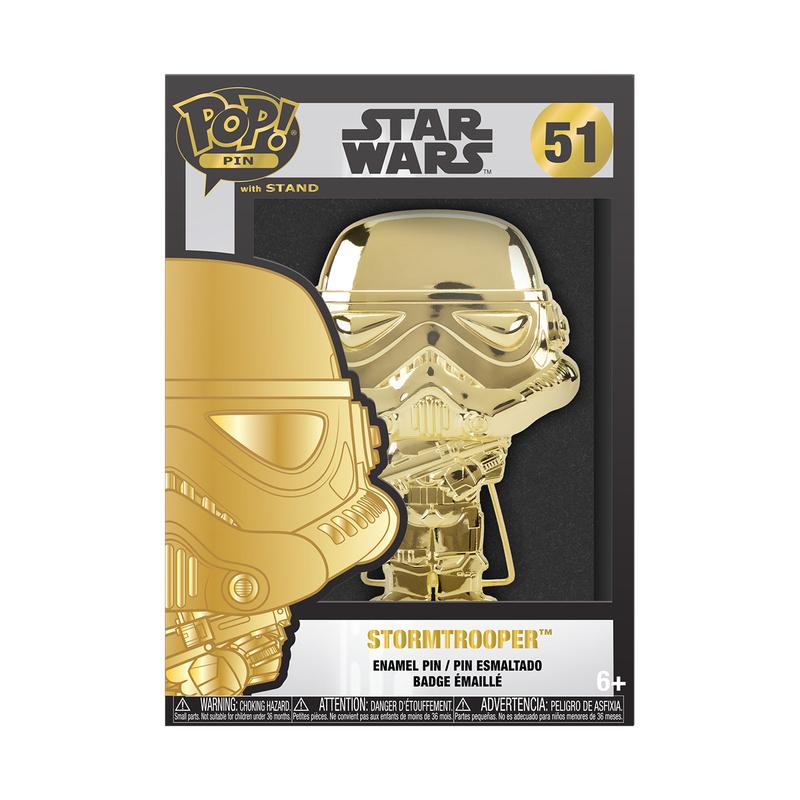 Funko - POP! - Star Wars - Pin Stormtrooper (Gold)