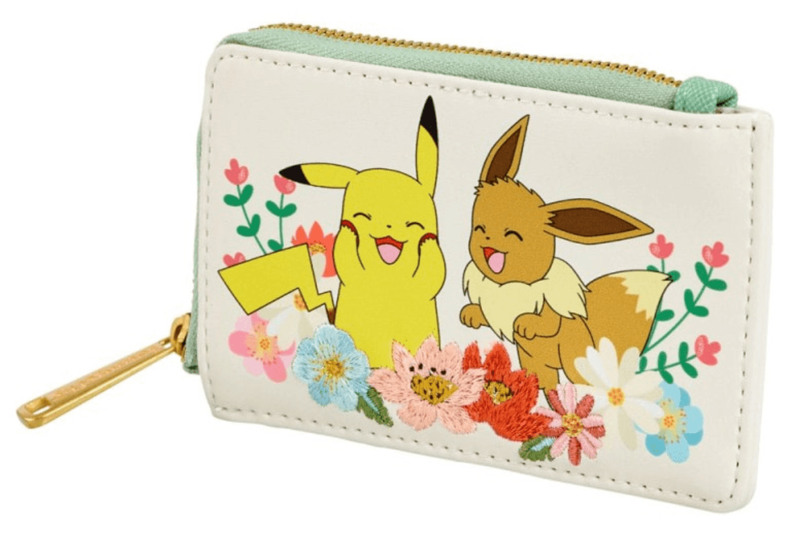 Loungefly Pokemon Wallet Pikachu & Eevee Floral